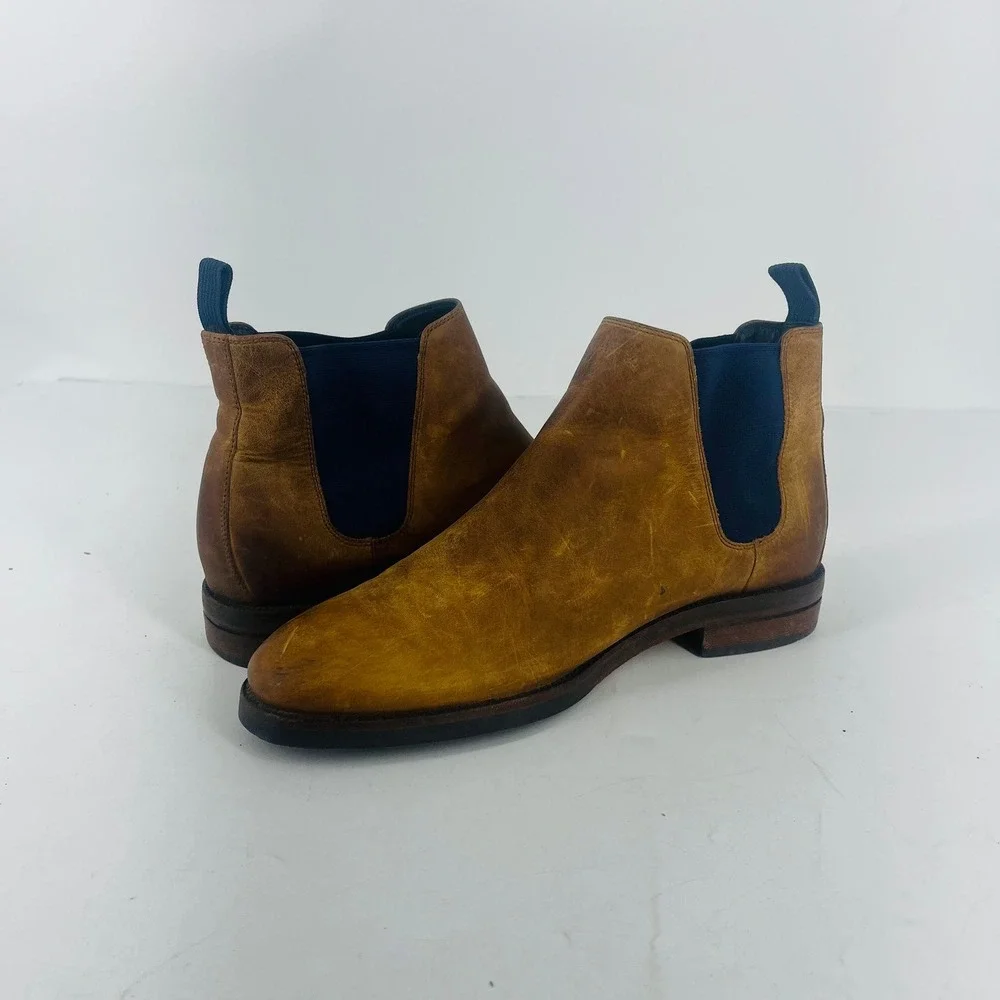 Cole Haan Mens C31527 Size 8 D‎ Wakefield Grand Dogwood Pea coat Ankle Boots